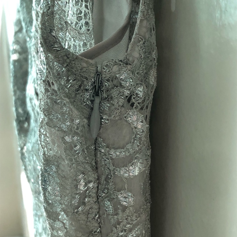 BCBGMaxAzria silver/champagne Lynette dress - Picture 2 of 7